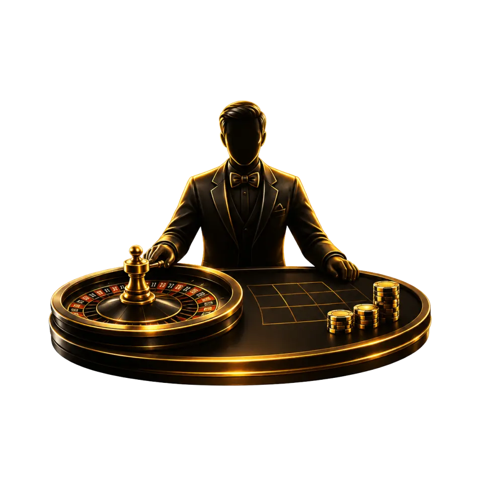 Join live tables and real-time casino action.